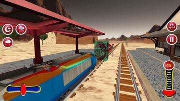 Subway Super Train Drive 3D Pro Game Screenshot