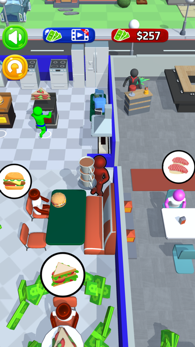 Pizza Burger Frenzy Game Screenshot