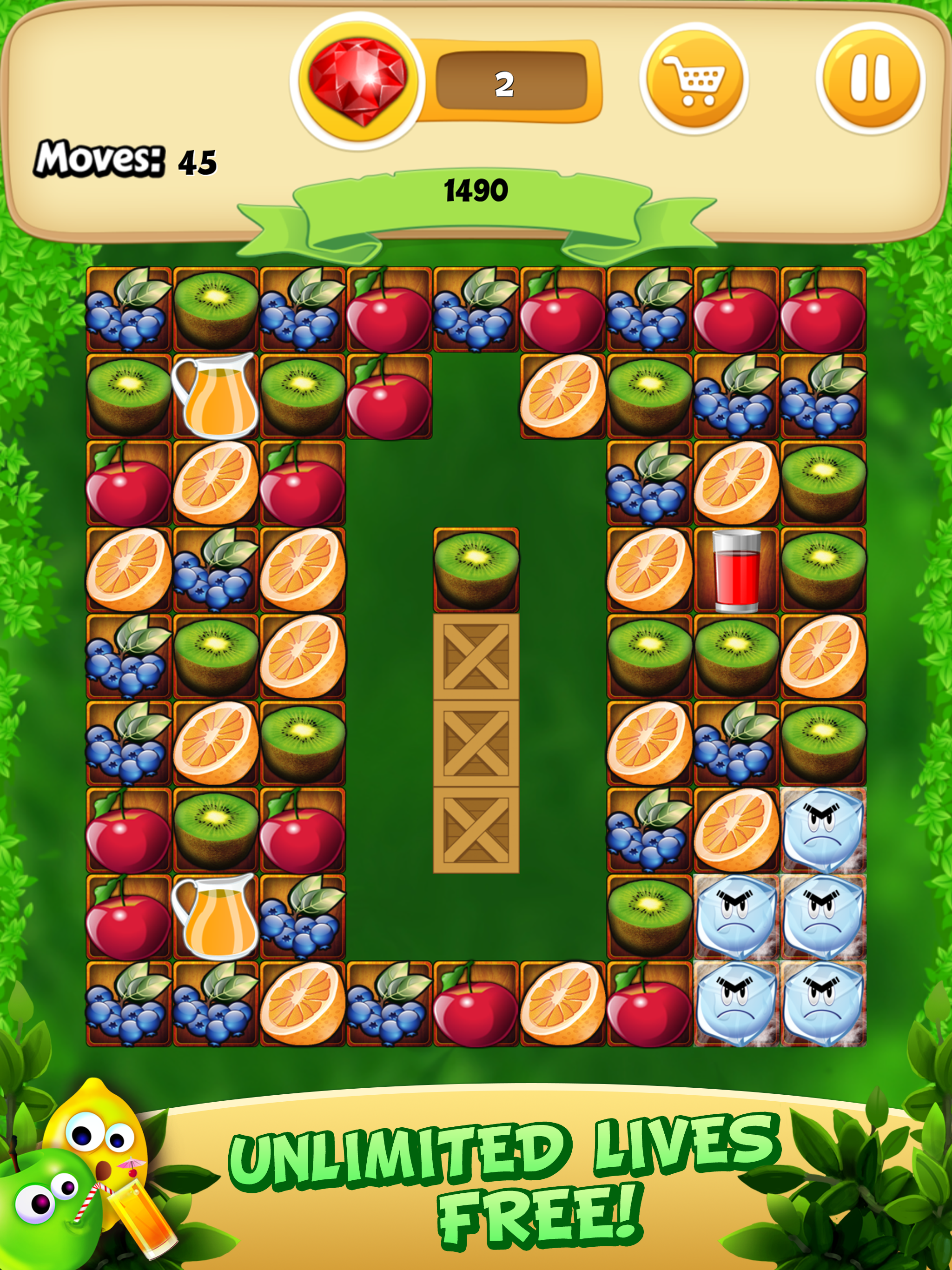 Cuplikan Layar Game Fruit Bump