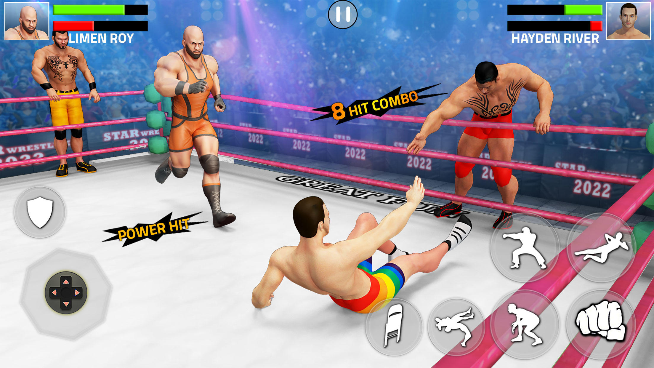 Tag Team Wrestling Game Game Screenshot