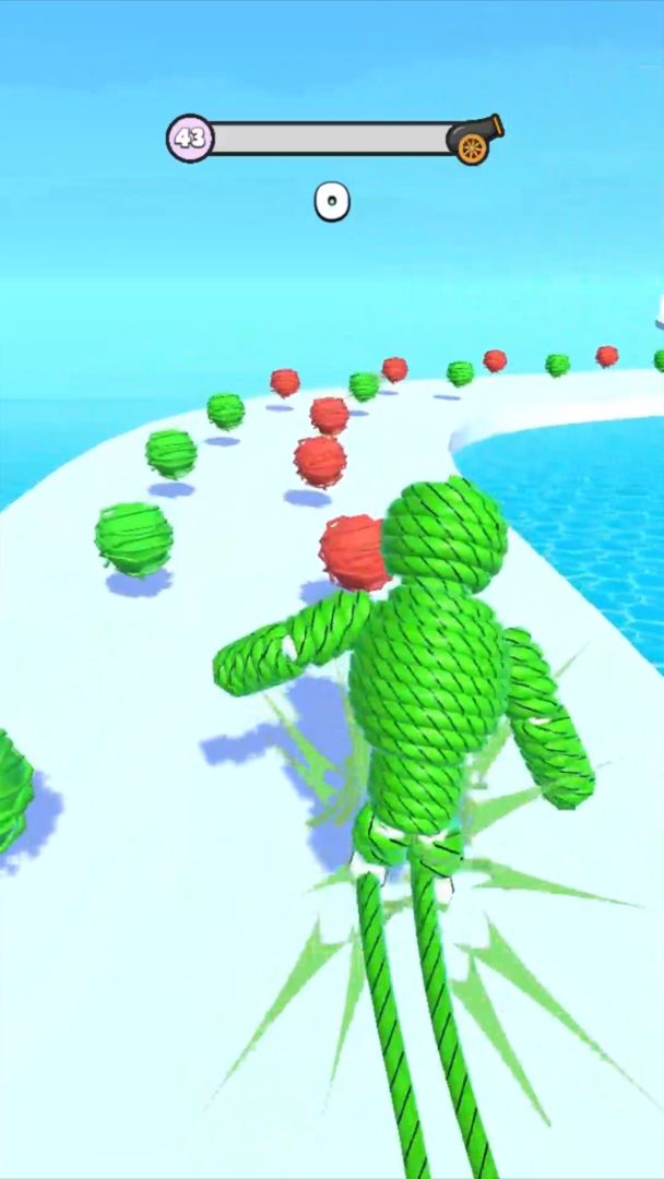 Rope-Man Run screenshot game