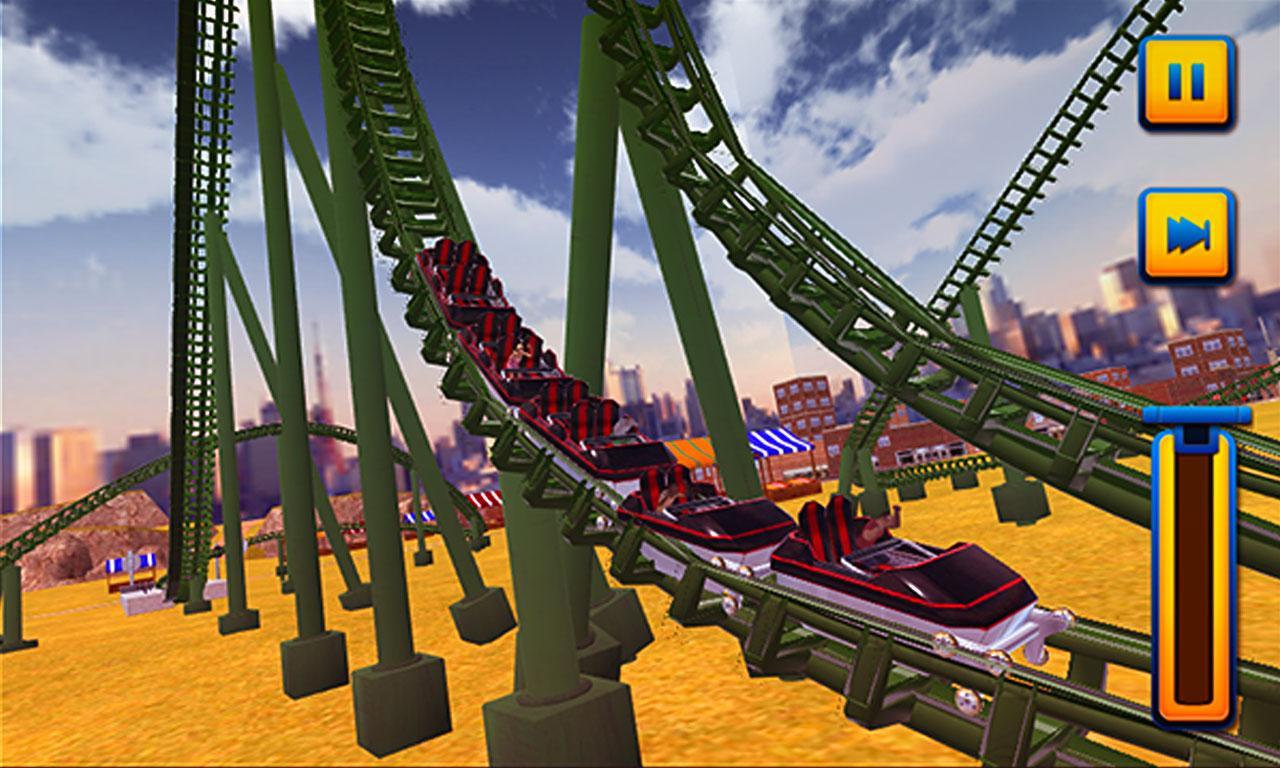 Roller Coaster 3D Simulator Game Screenshot