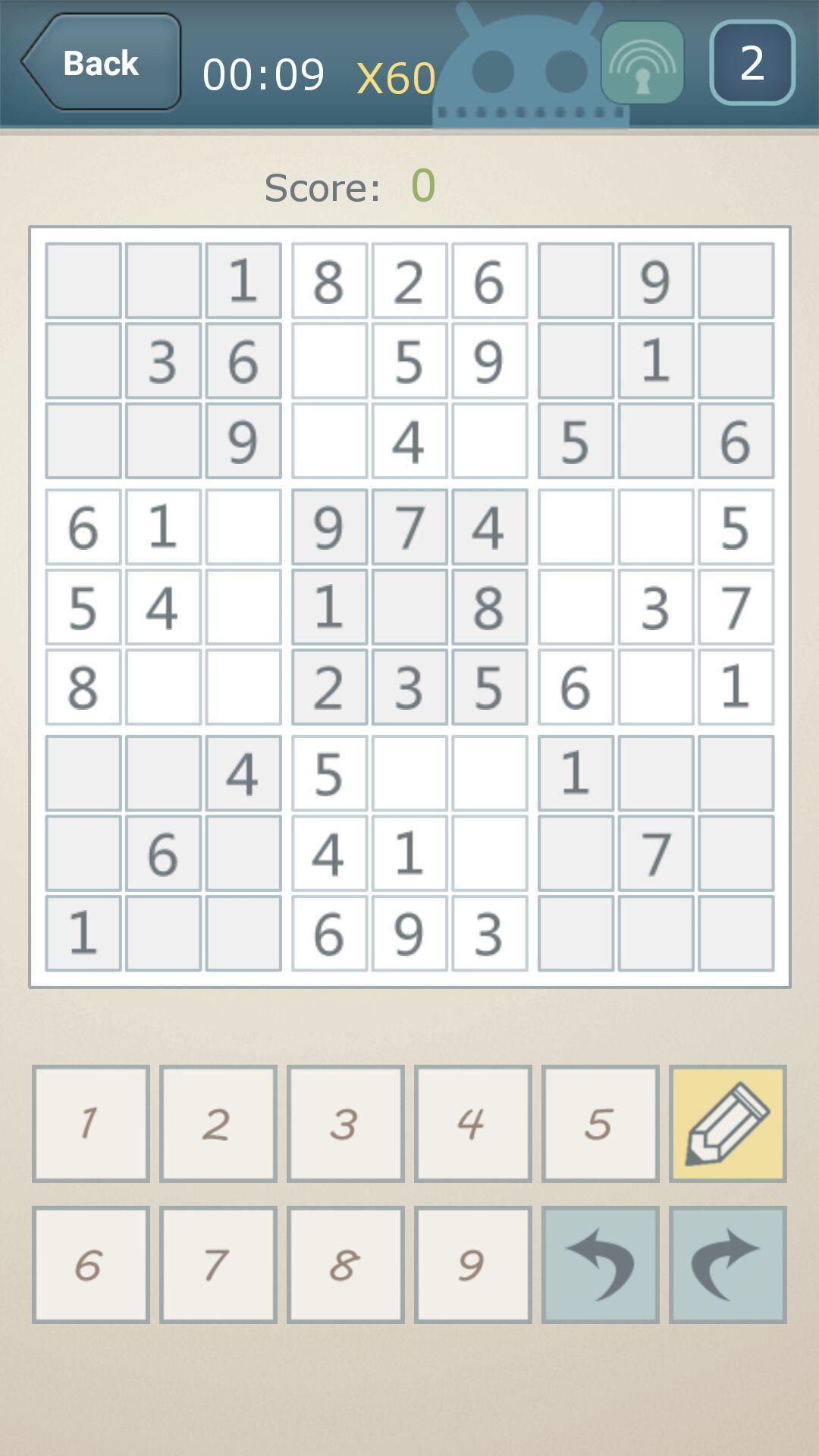 Popular Sudoku Plus Game Screenshot