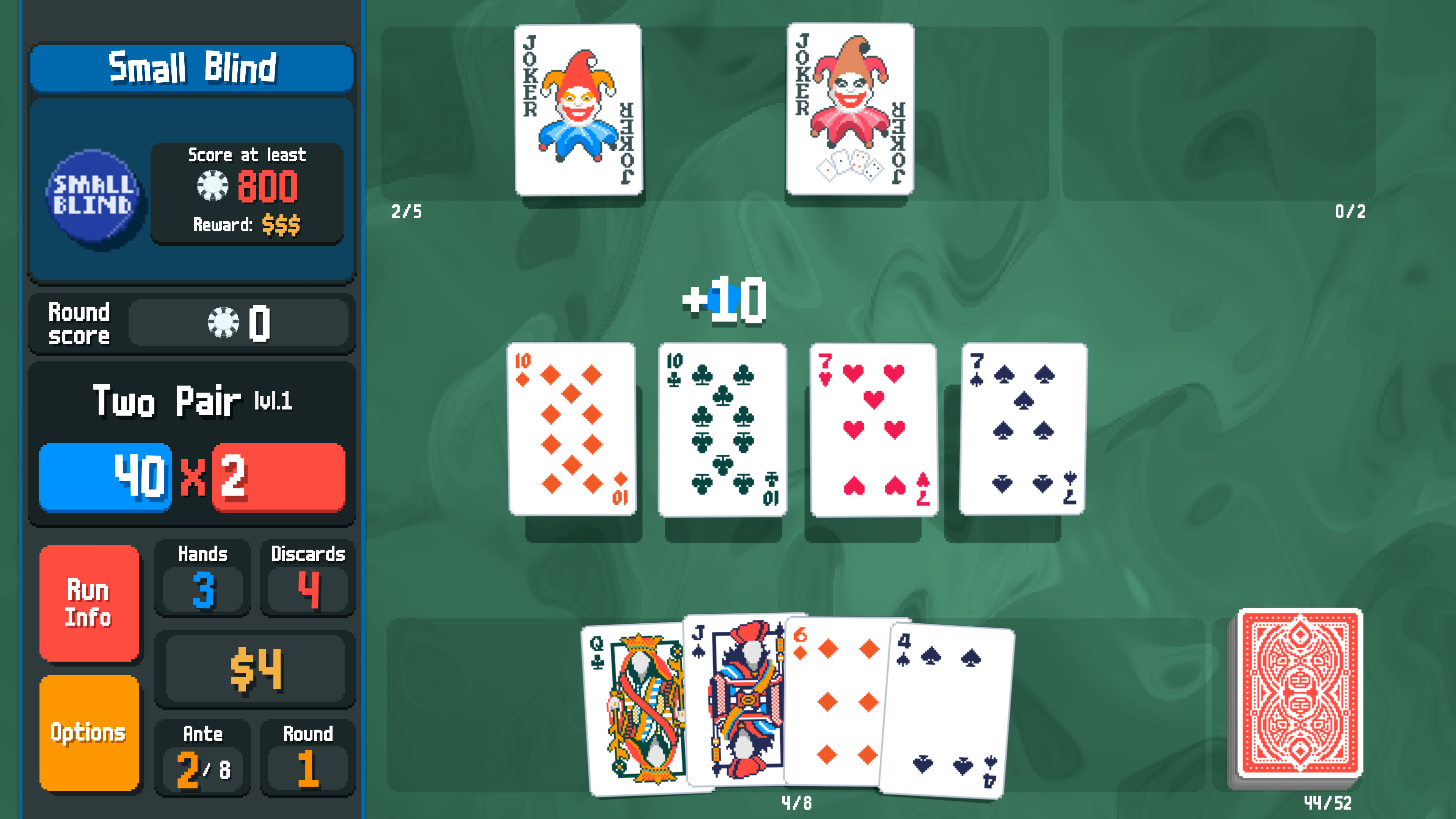 Balatro Game Screenshot