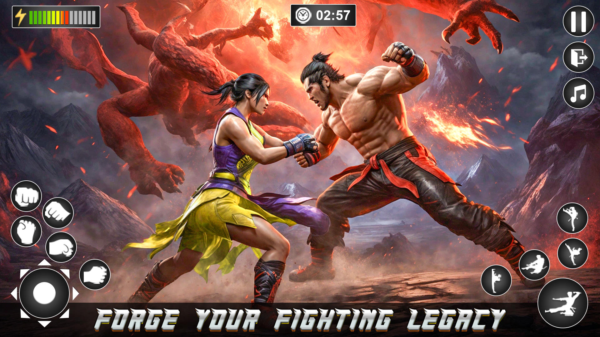Street Fighting Game - Kung fu Game Screenshot