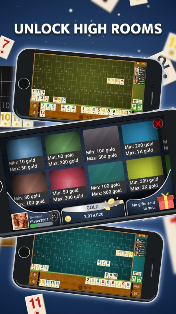Screenshot of Rummy - Offline Board Game