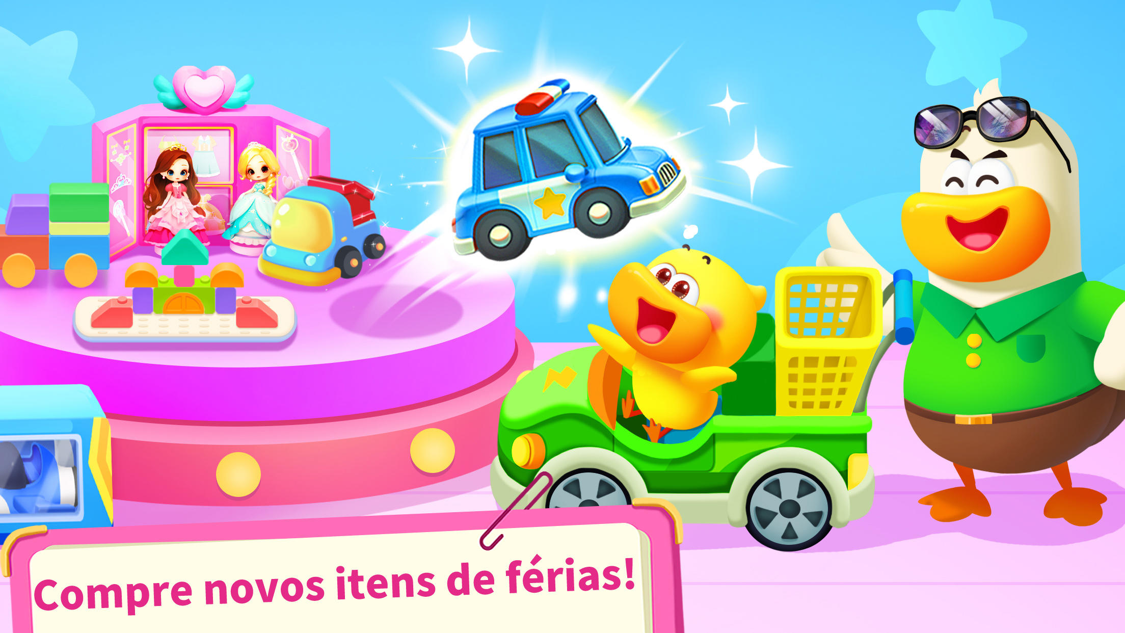 Captura de Tela do Jogo Supermercado do Bebê Panda