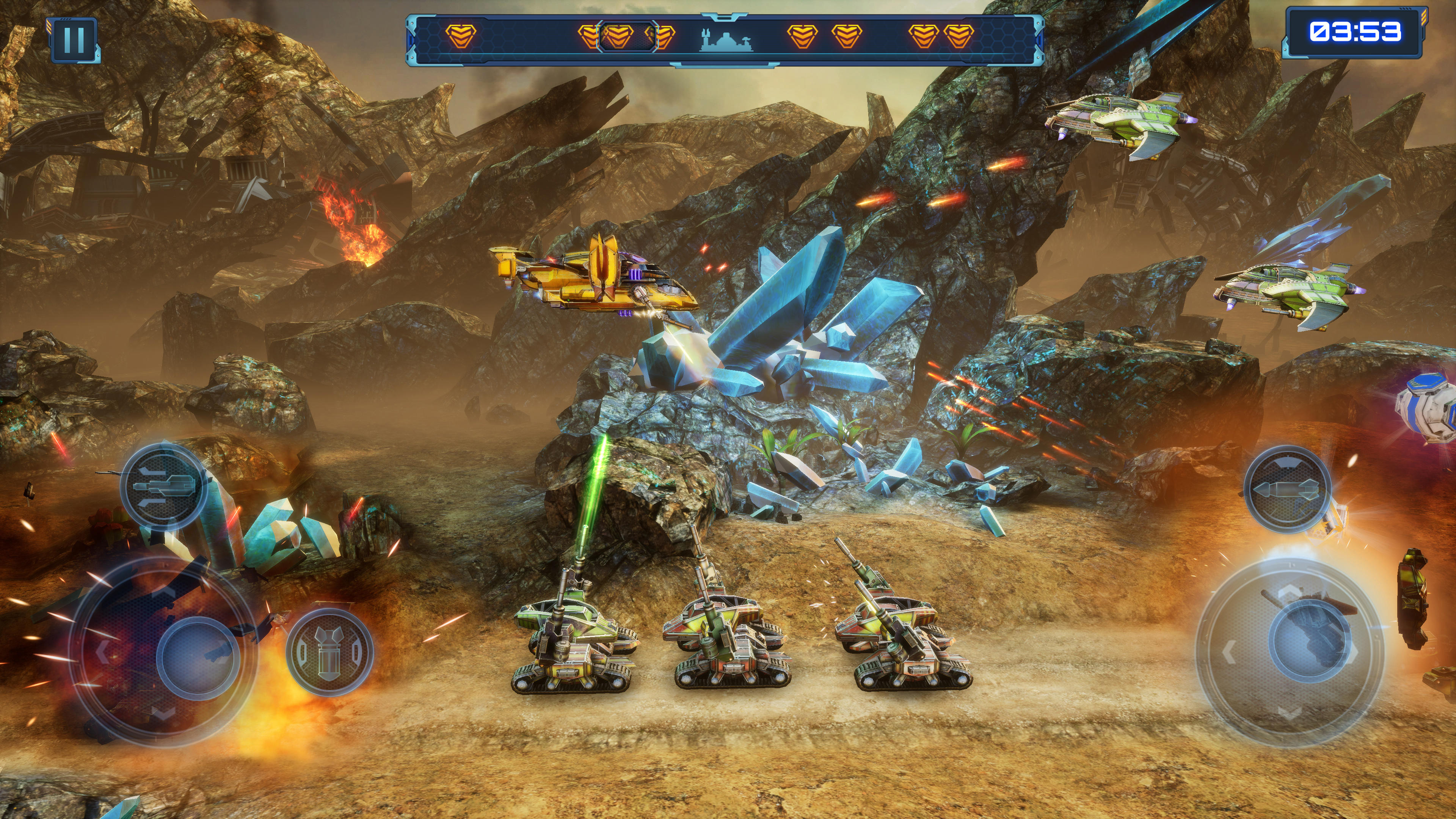 Red Siren: Robot and Mecha War Game Screenshot
