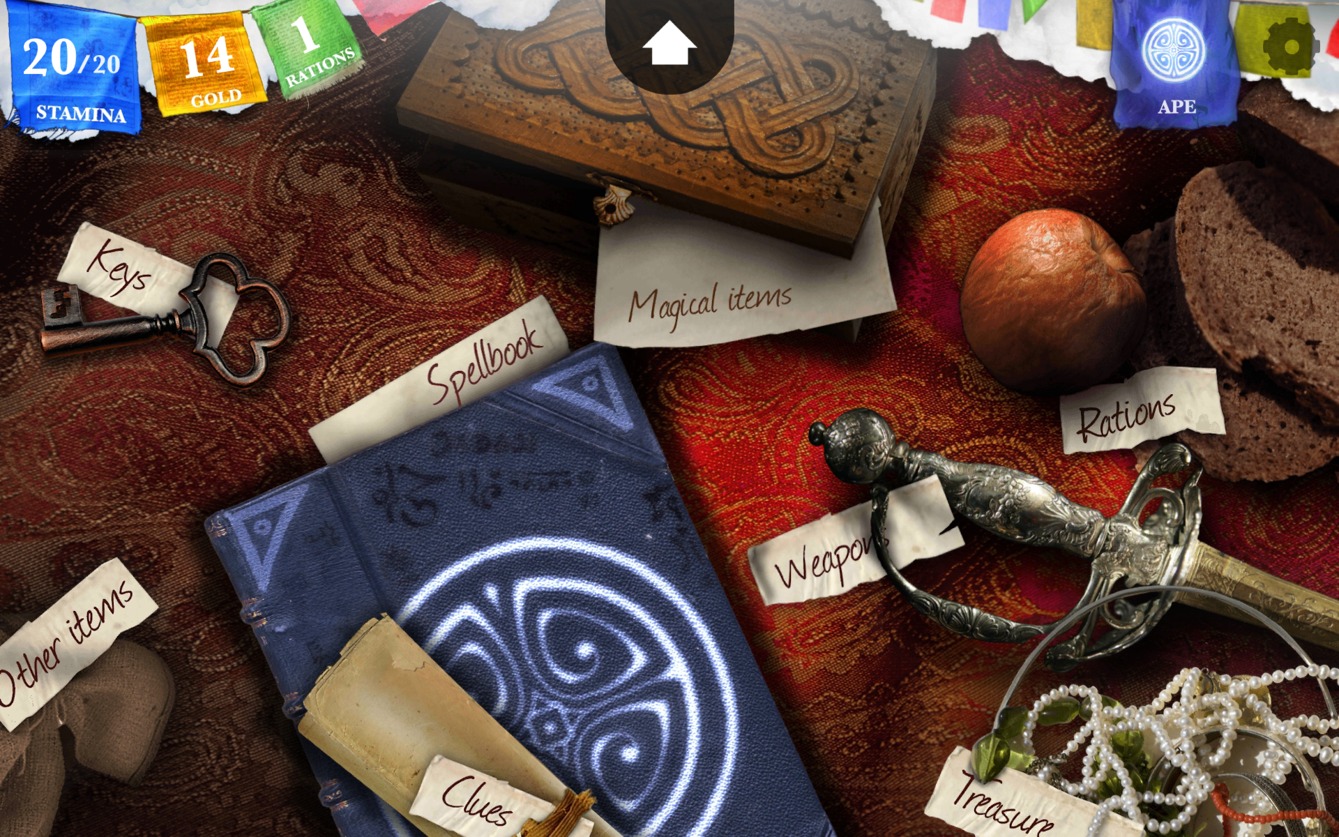 Sorcery! 2 Game Screenshot