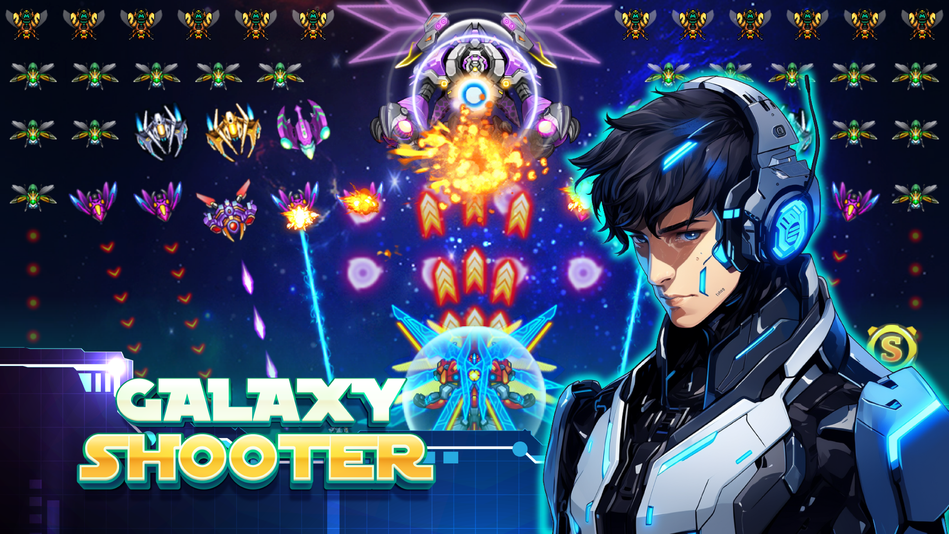 Galaxy Shooter - Alien Attack screenshot game