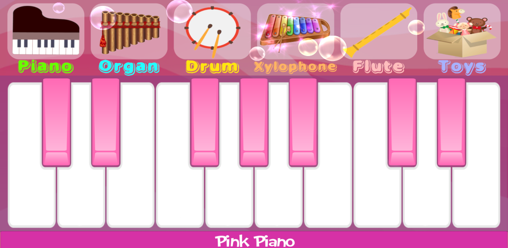 Banner of Piano merah jambu 1.20