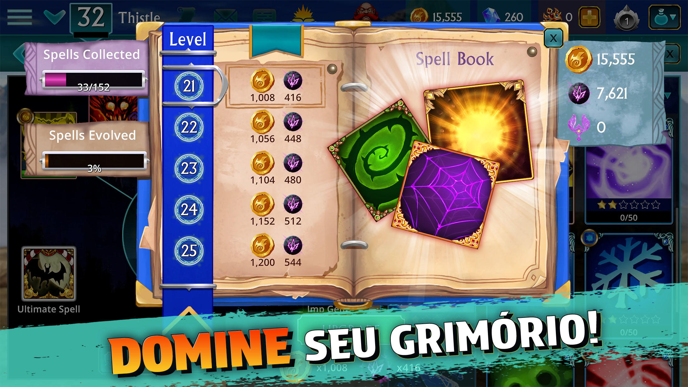 Captura de Tela do Jogo Puzzle Quest 3: RPG Match-3