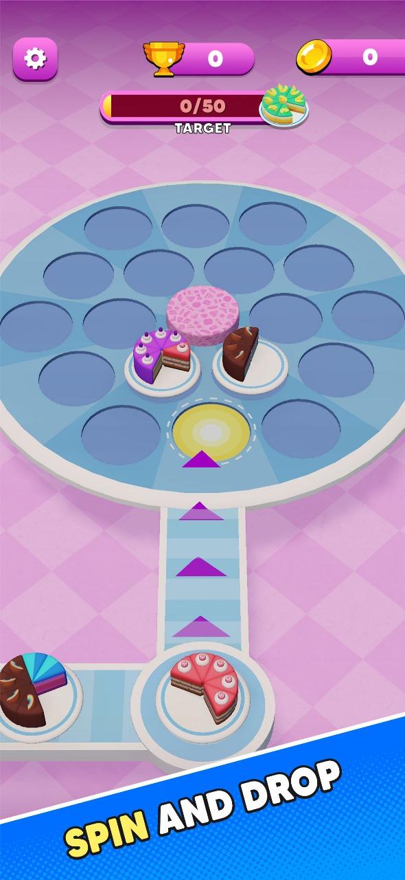 Cake Sorting Game Screenshot