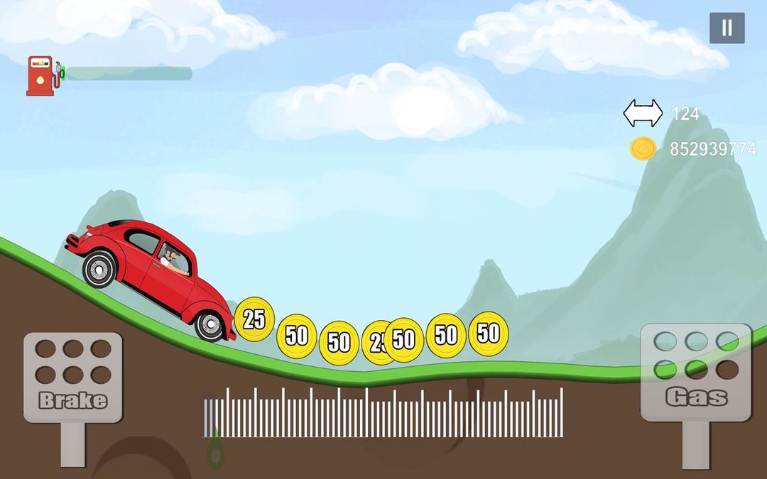 Car Mountain Hill Driver - Climb Racing Game 게임 스크린 샷