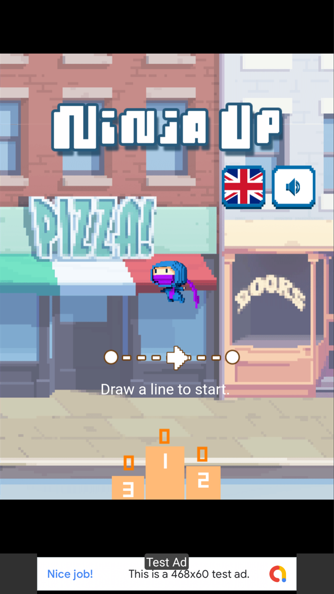 Ninja Up Game Screenshot