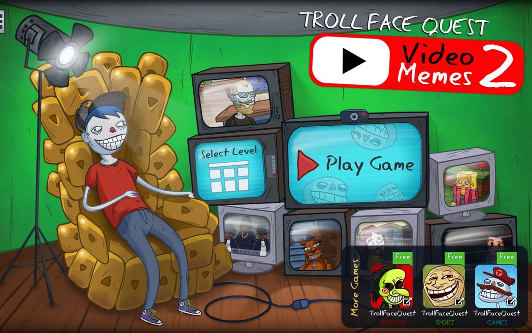 Troll Face Quest: Video Memes 2 screenshot game