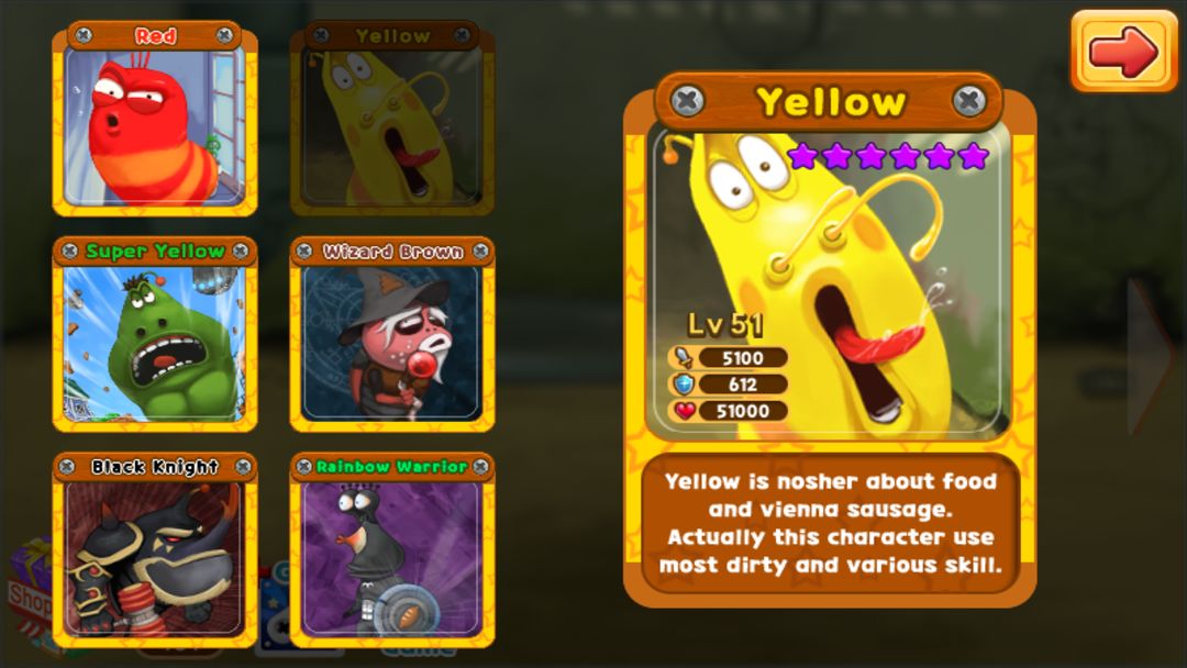 Larva Heroes: Lavengers2020 screenshot game