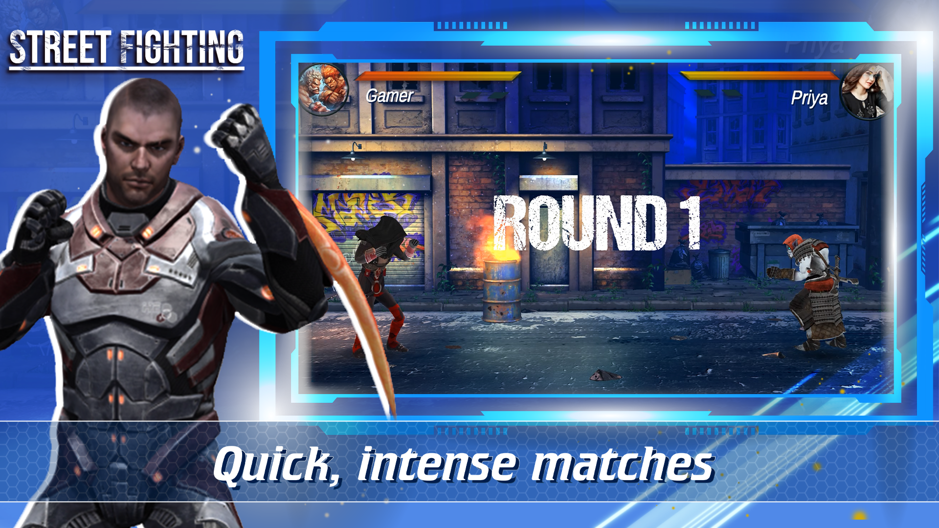 Captura de Tela do Jogo Street Fight : Fighting Game