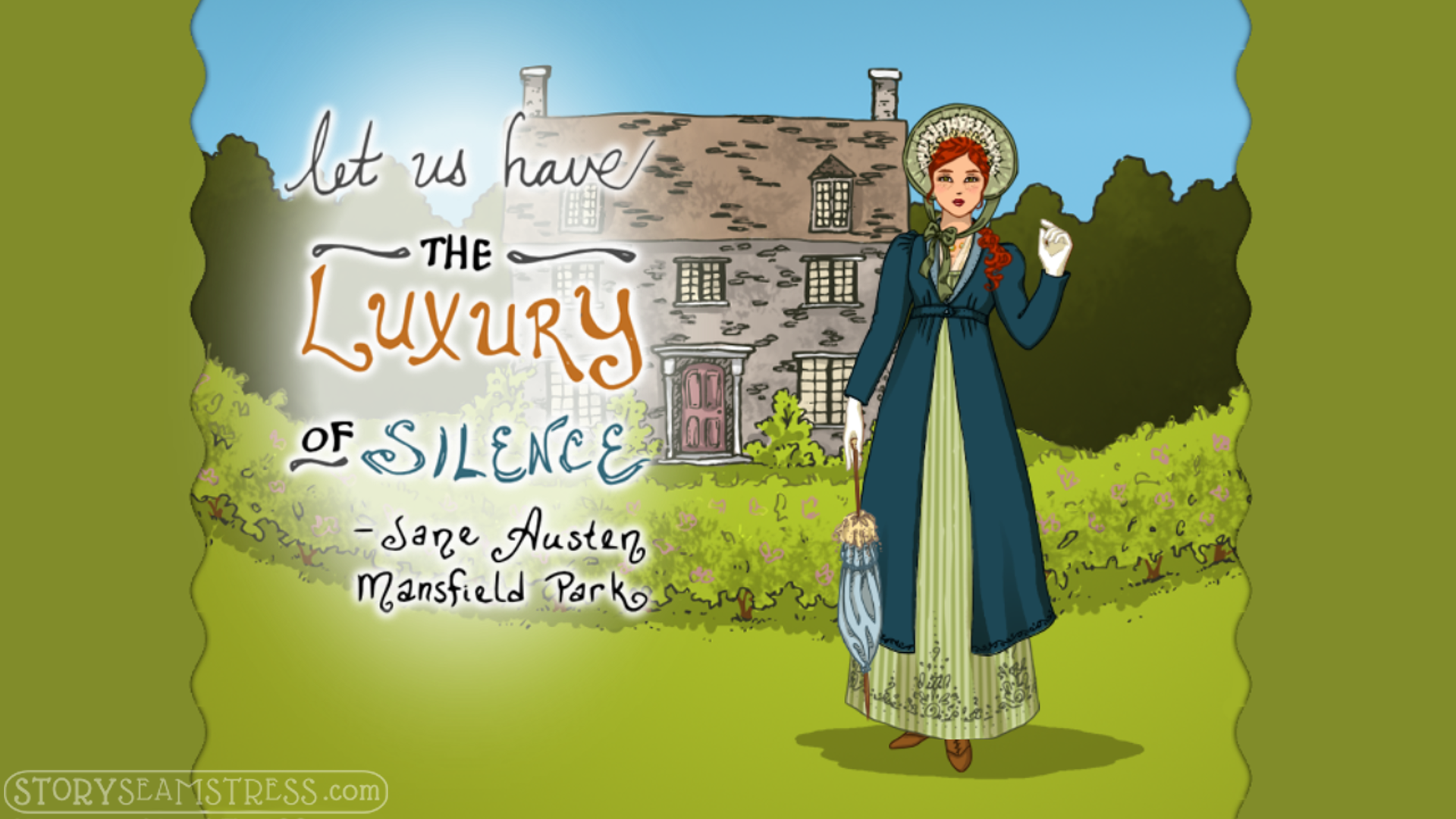 Jane Austen Dress Up 게임 스크린 샷