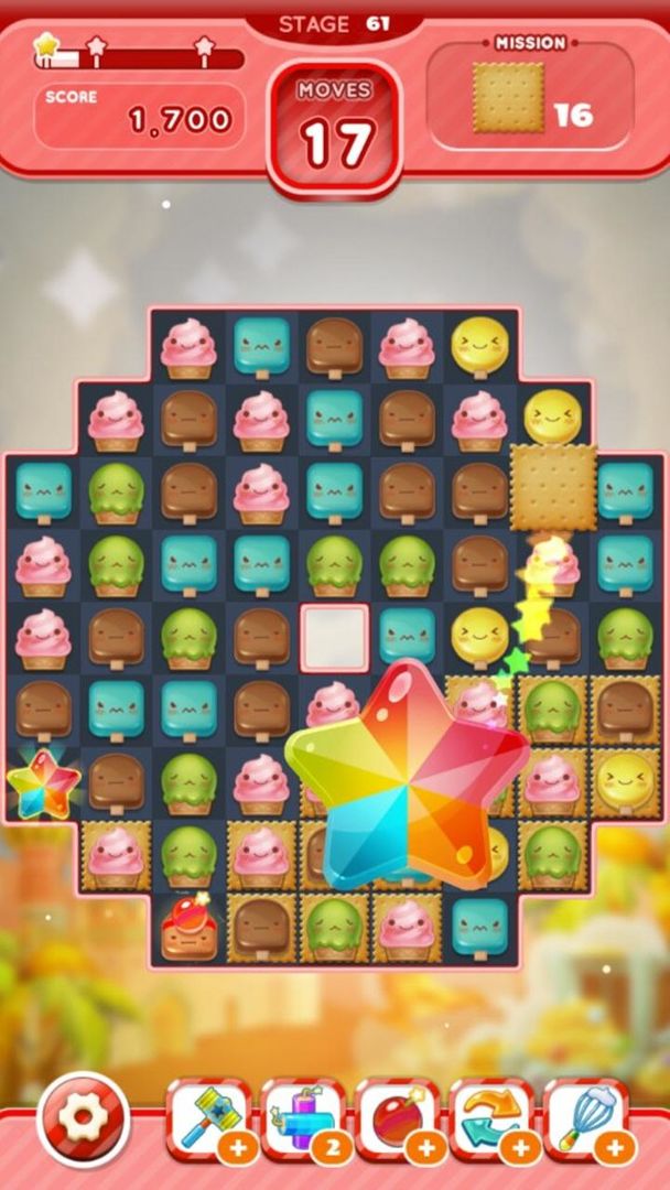 아이스크림 매니아 : 매치3 퍼즐 게임 스크린 샷
