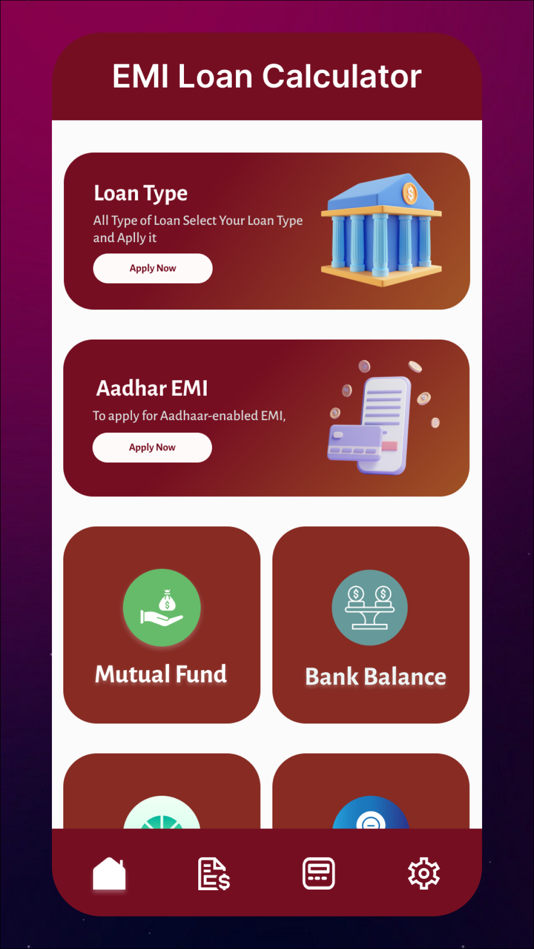 Cuplikan Layar Game LoanMint : Loan EMI Calculator