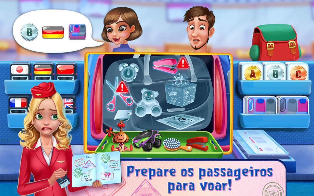 Captura de Tela do Jogo Garotas dos Céus — Aeromoças