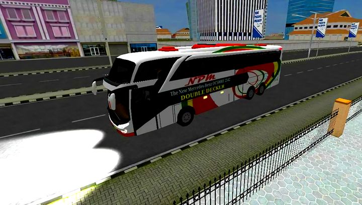 Screenshot 1 of Skin Bus Simulator Индонезия (BUSSID) 2.1
