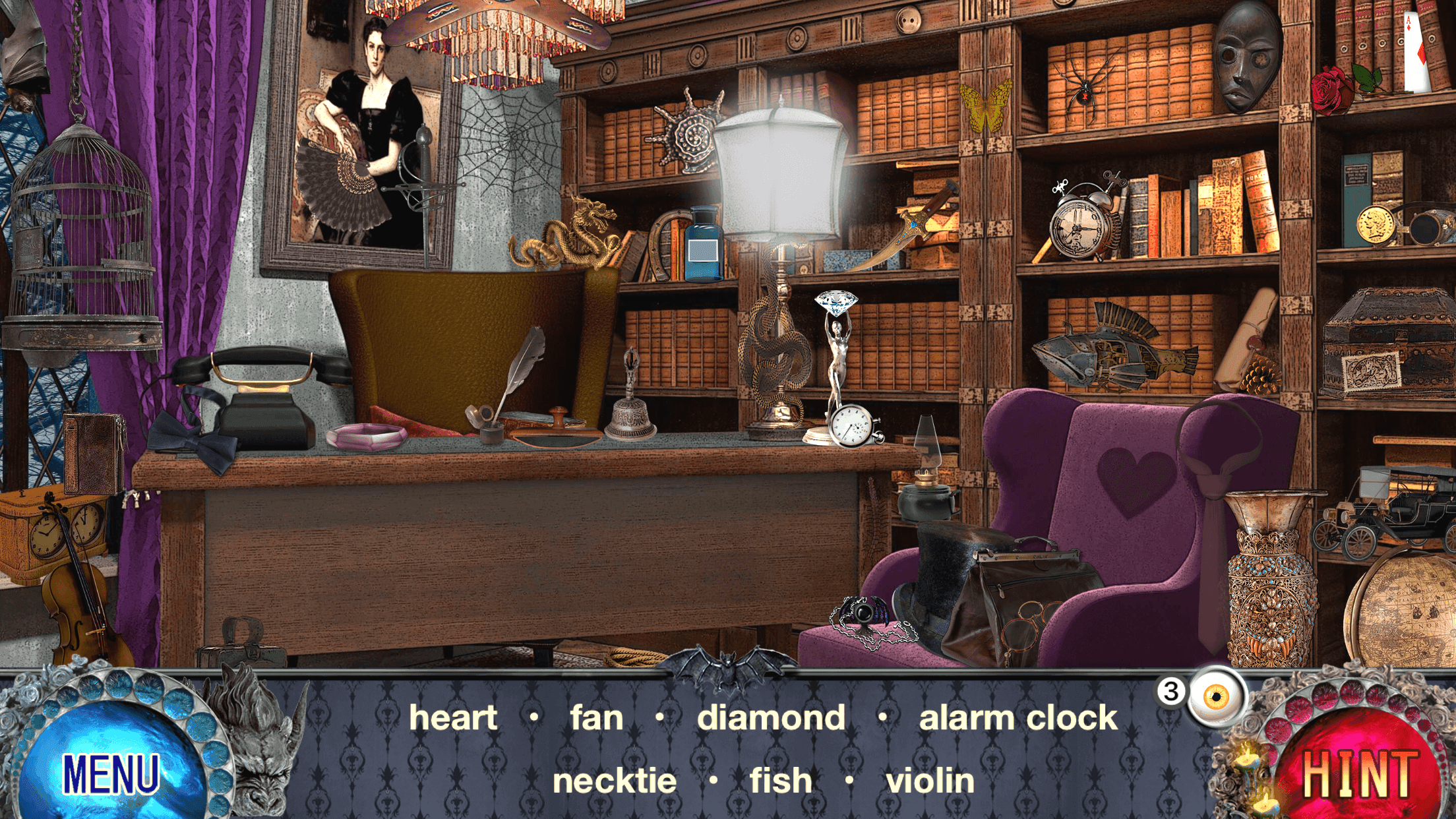 Vampire Story - Hidden Object Game Screenshot
