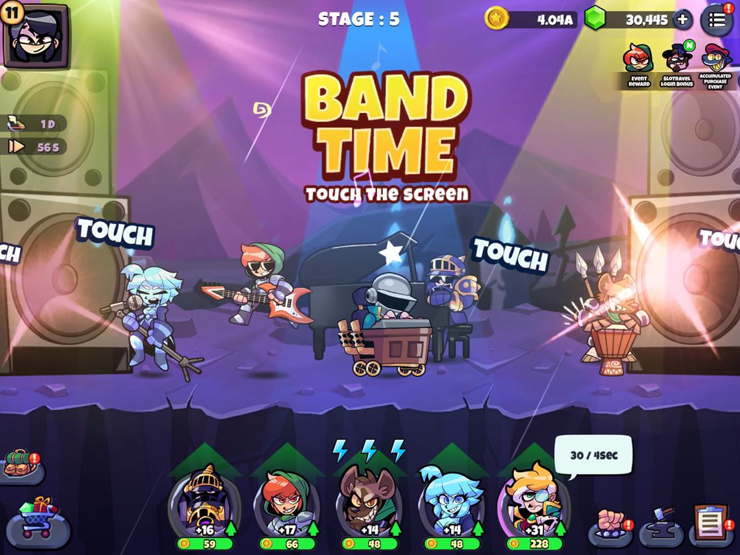 Band of Heroes : IDLE RPG screenshot game