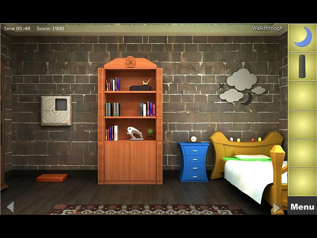 Скриншот игры Gloomy House Escape