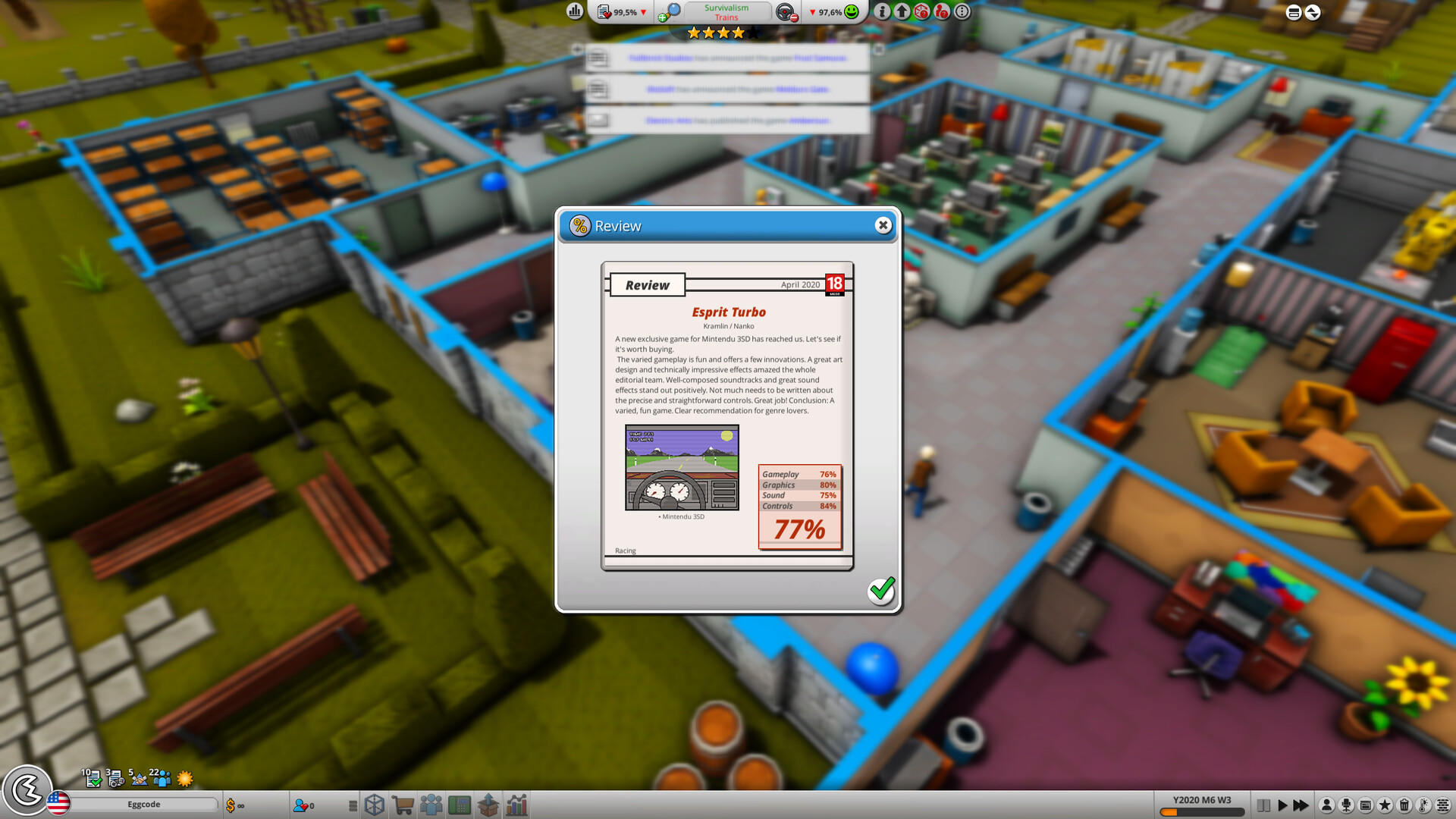 Mad Games Tycoon 2 screenshot game