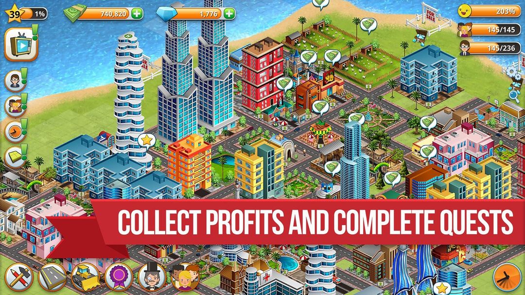 Village Island City Simulation screenshot game