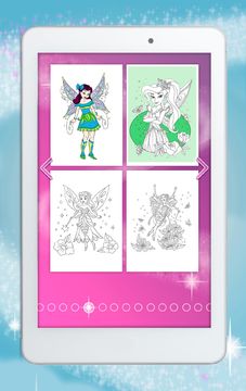 Fairy Coloring Pages Game Screenshot