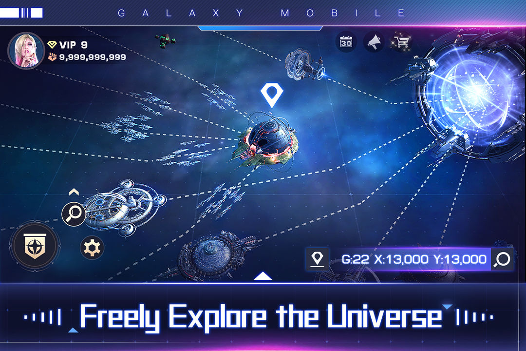Screenshot of Galaxy Mobile