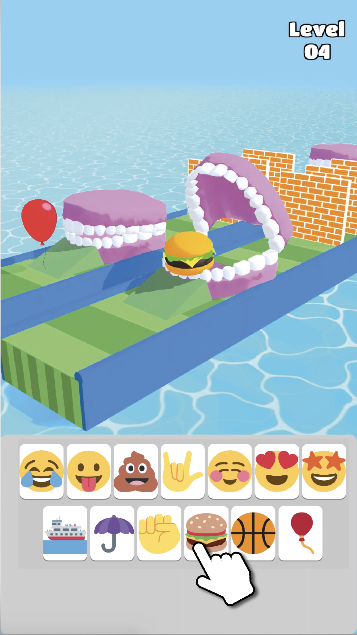 Screenshot of Emoji Run!