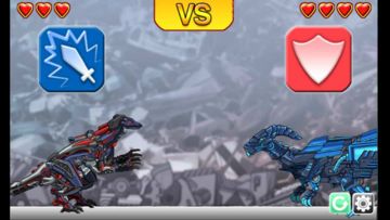 Dino Robot - Ninja Parasau Game Screenshot
