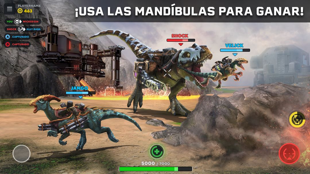 Dino Squad. Luchas entre los d screenshot game