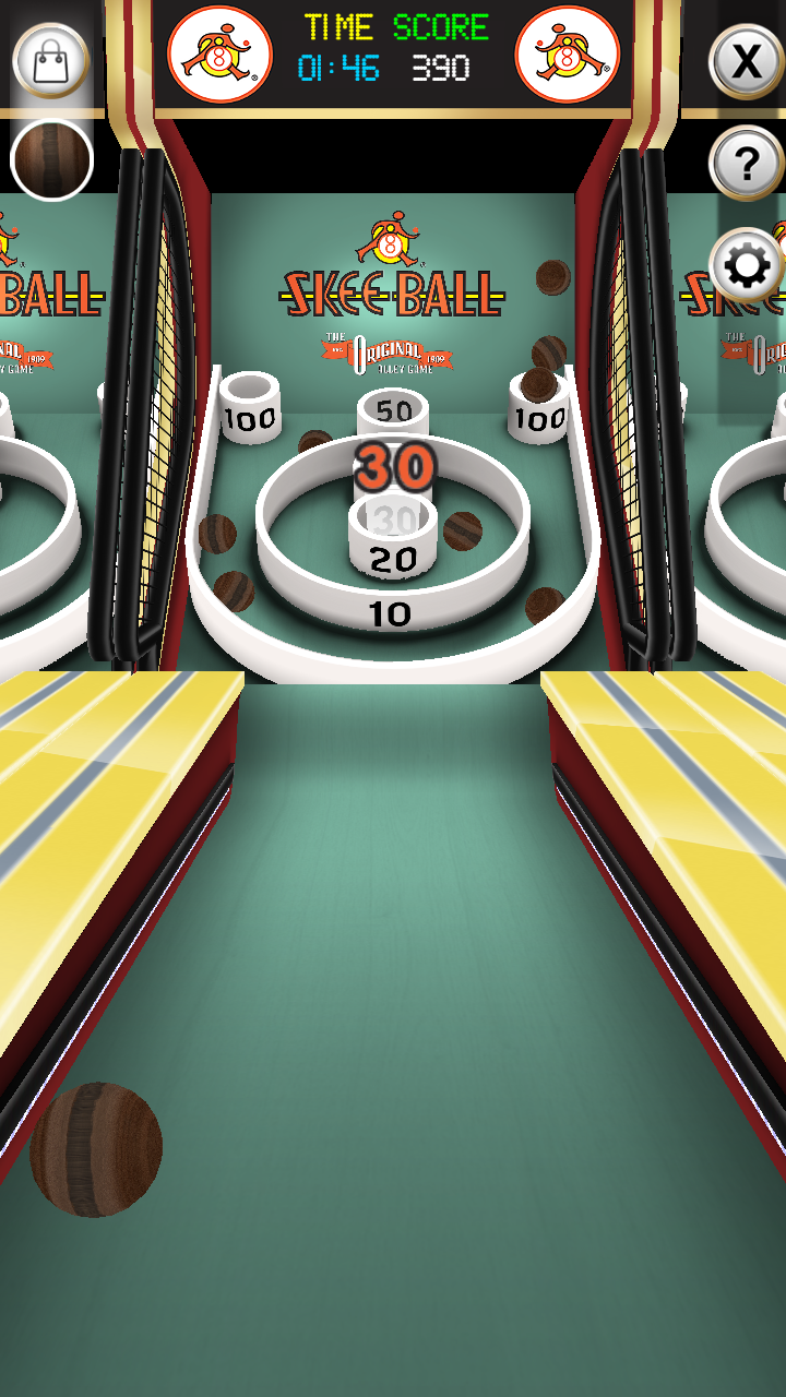 Skee-Ball Plus ゲームのスクリーンショット