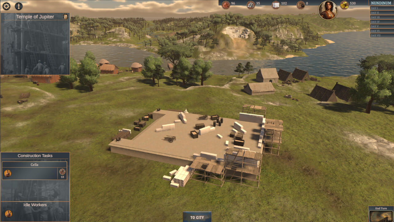 The New Rome screenshot game