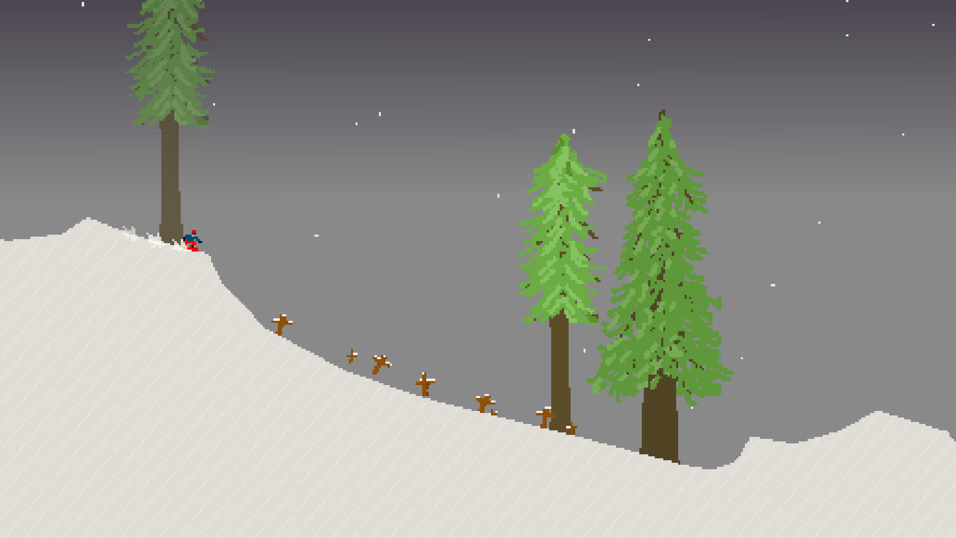 Nuclear Snowboard Game Screenshot