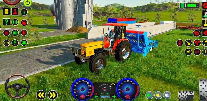 Banner of Indian Tractor Farming Game 3D 0.4