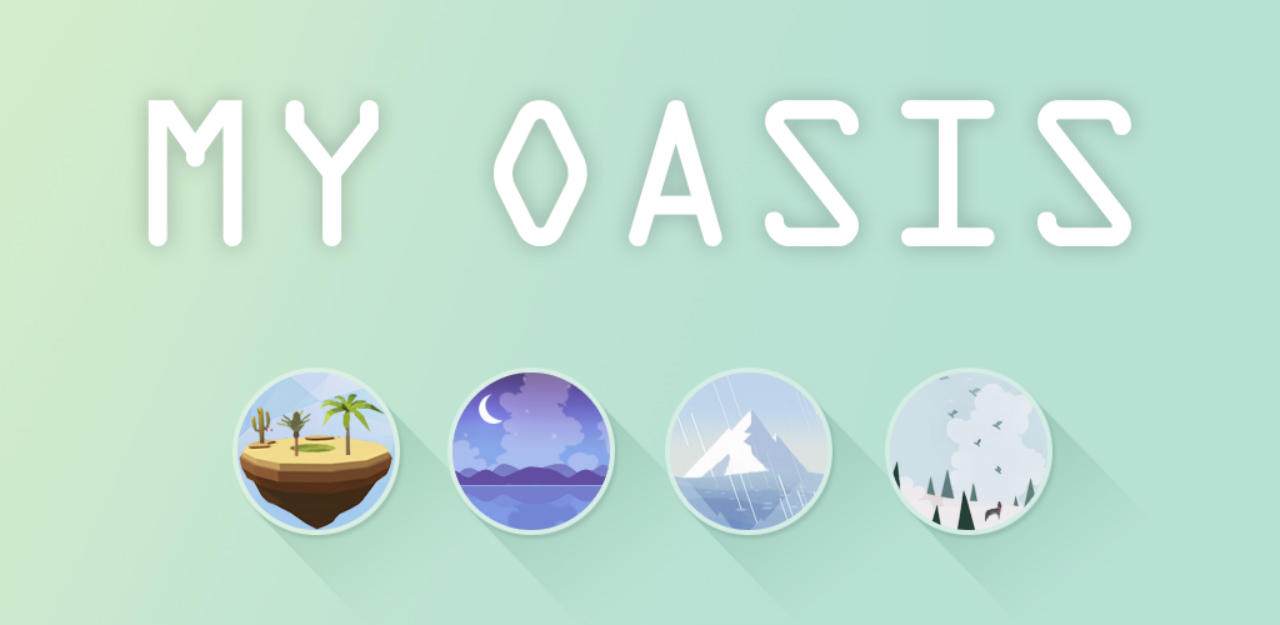 Screenshot of the video of My Oasis: Anxiety Relief Game