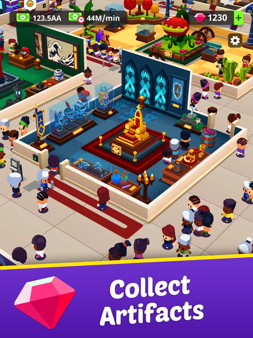 Idle Museum Tycoon: Art Empire screenshot game