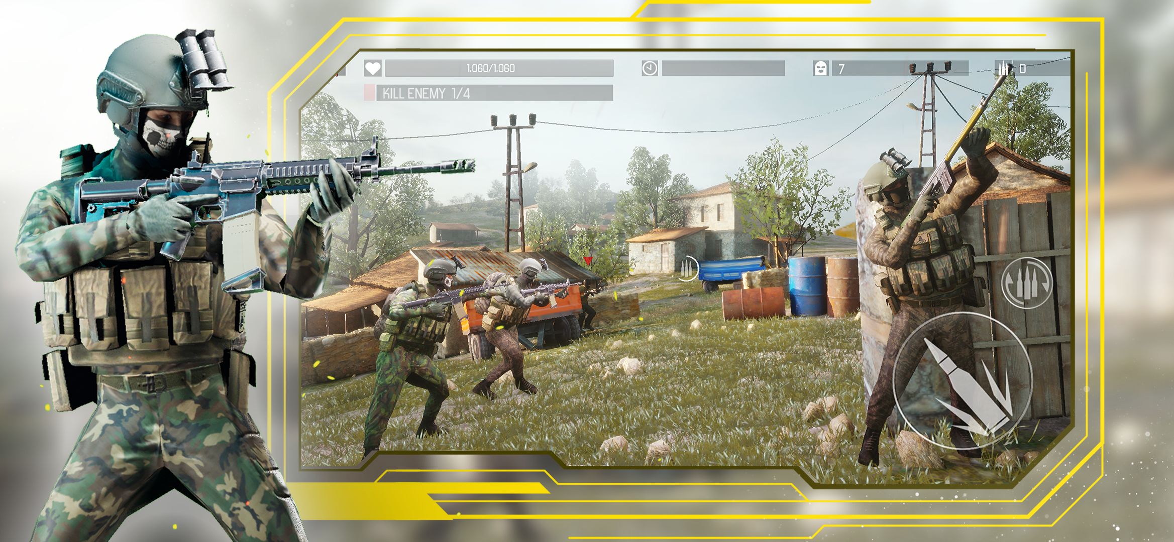 Screenshot of Cover Shooter: Free Fire games