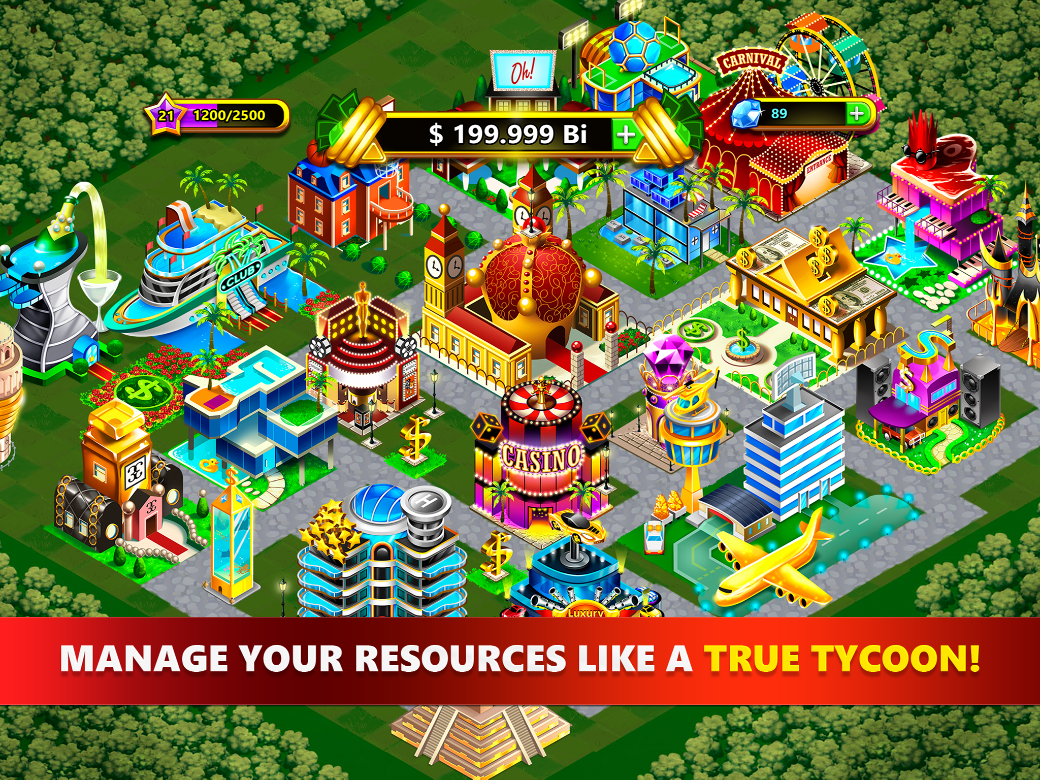 Fantasy Las Vegas: Build City Game Screenshot