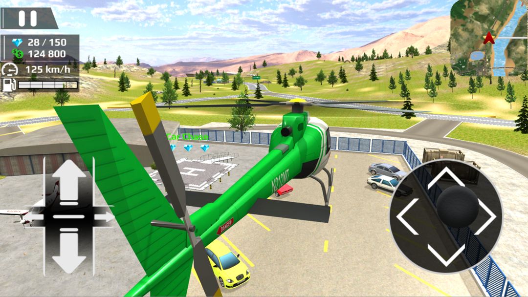 Helicopter Flying Car Driving screenshot game