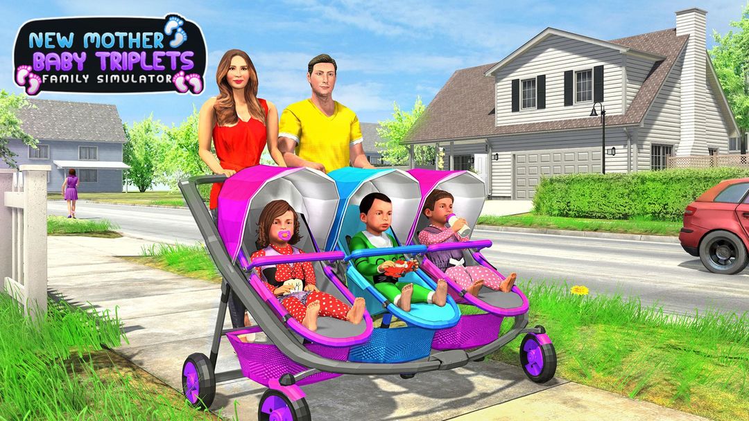 Mother Simulator Triplet Baby ภาพหน้าจอเกม