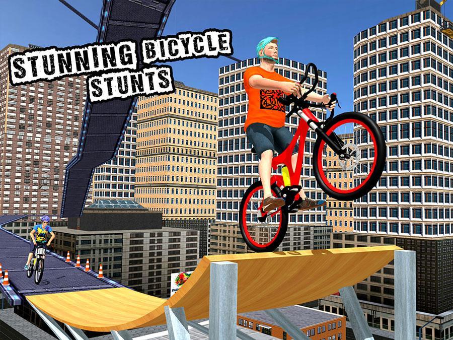 Screenshot of Impossible Bicycle Tracks Ride