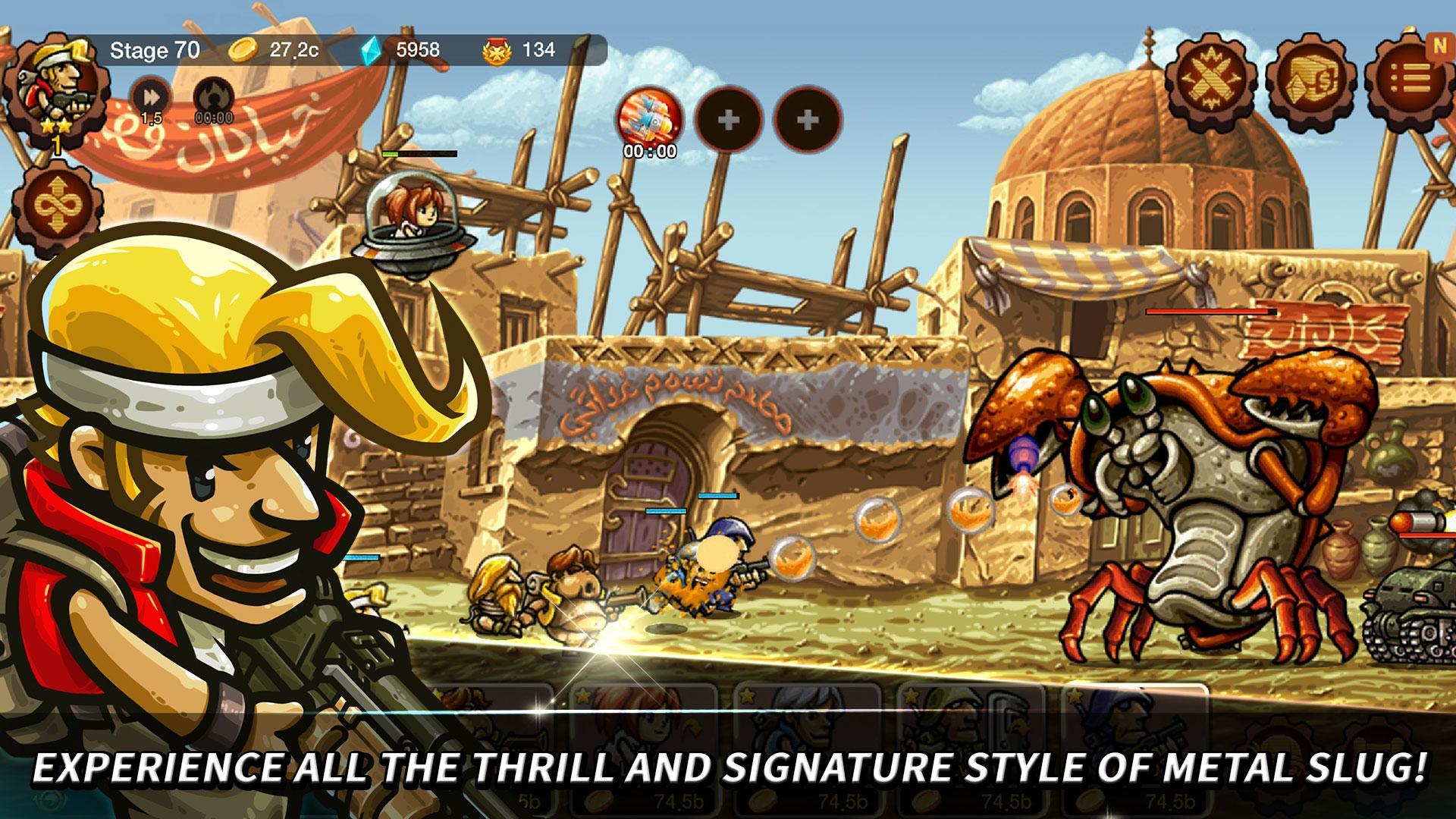 Metal Slug Infinity : Idle Game Game Screenshot