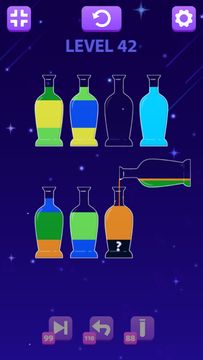Captura de Tela do Jogo Liquid Sort -Water Sort Puzzle